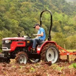 Kleintraktor in der Landwirtschaft